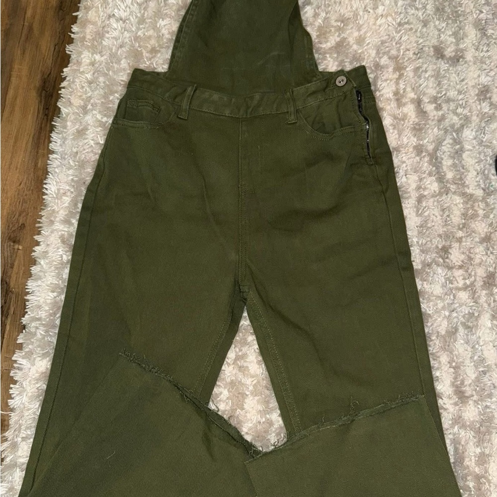Umgee Green Overalls - Picture 2 of 3